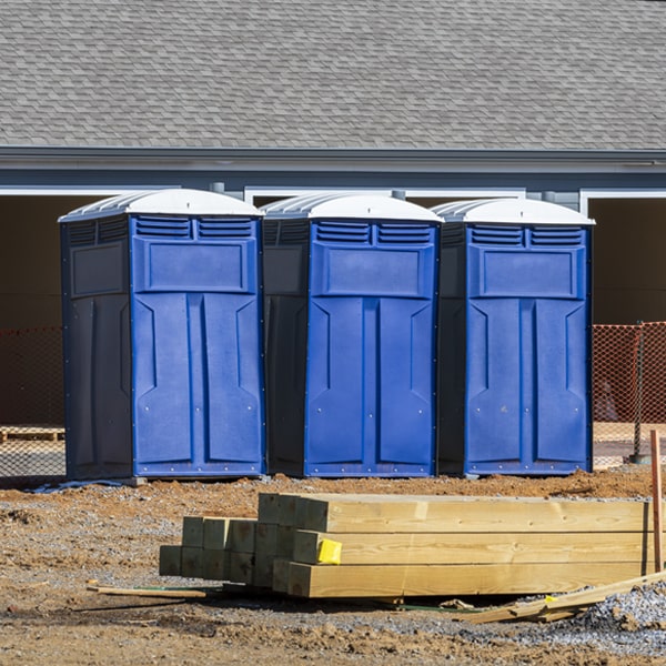 is there a specific order in which to place multiple porta potties in Dollar Bay